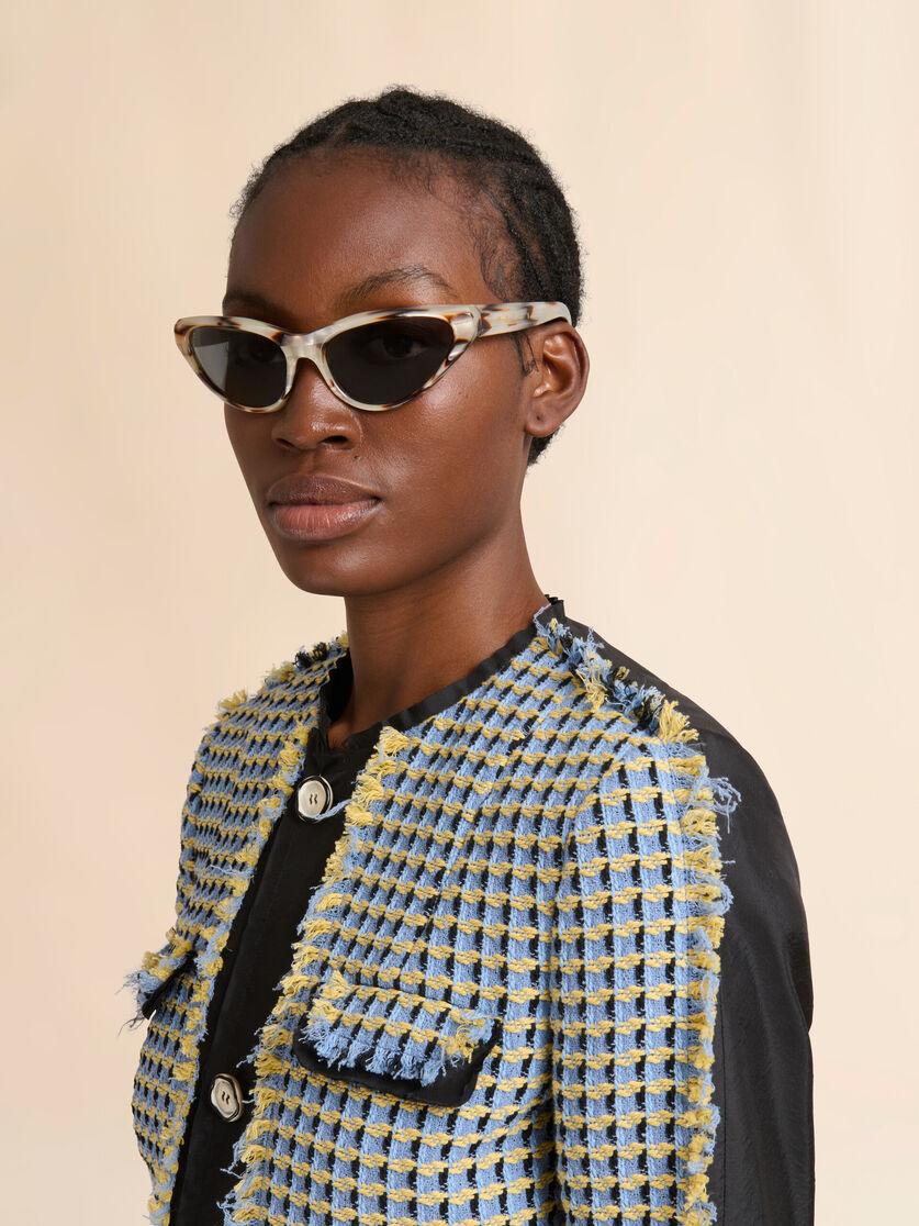 Stutterheim X Marni Blue Cotton Tweed-effect Baby Jacket