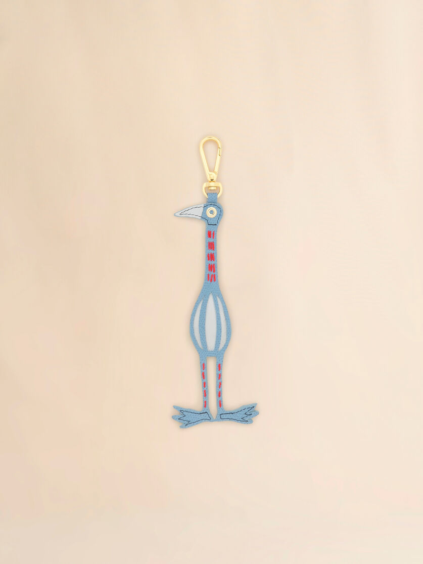 stutterheim x marni Blue leather animal alphabet charm