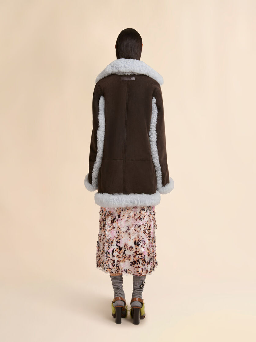 Stutterheim X Marni Brown Shearling Oversized Jacket
