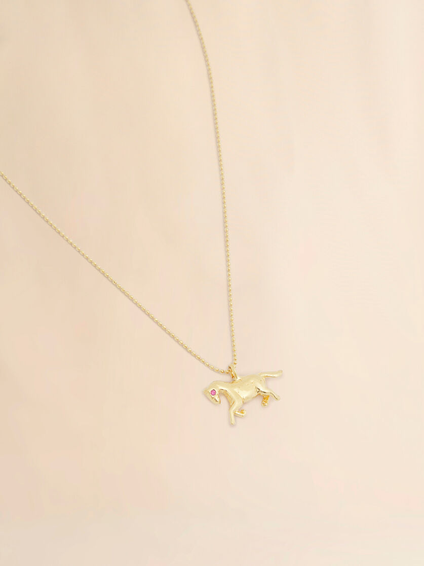 Stutterheim X Marni Chain Necklace With Horse Charm