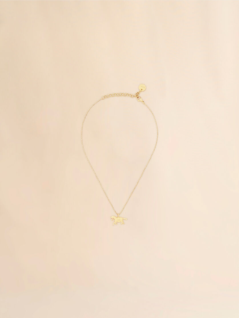 stutterheim x marni Chain necklace with horse charm