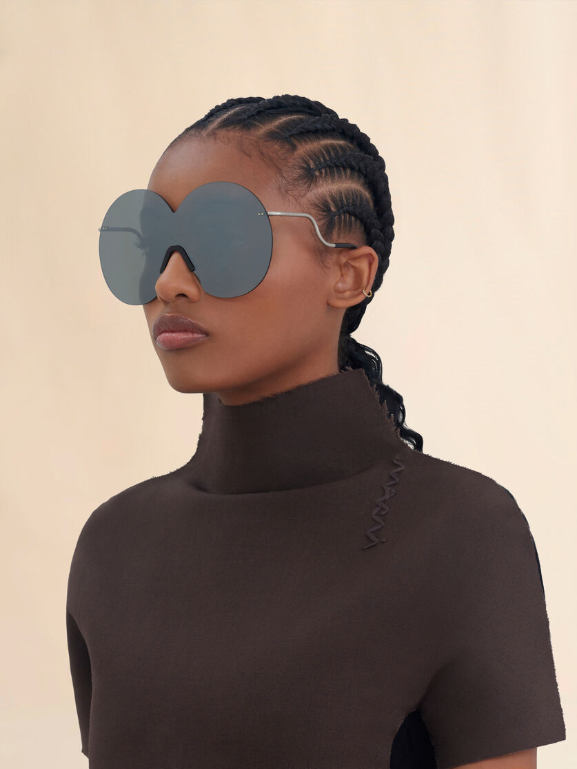 Stutterheim X Marni Charcoal Grey Odrius Sunglasses