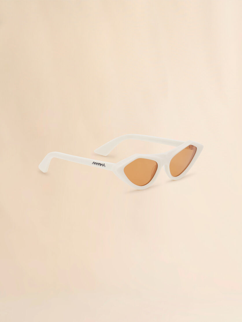 Stutterheim X Marni Cream Acetate Tikbarri Sunglasses