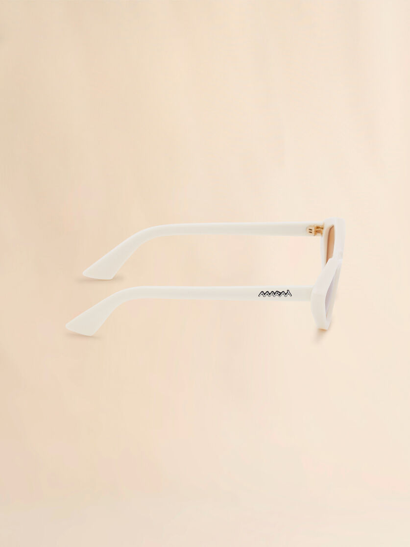 Stutterheim X Marni Cream Acetate Tikbarri Sunglasses