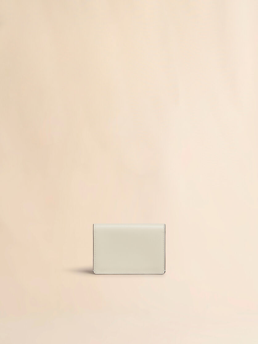 Stutterheim X Marni Cream Leather Envelope Card Holder