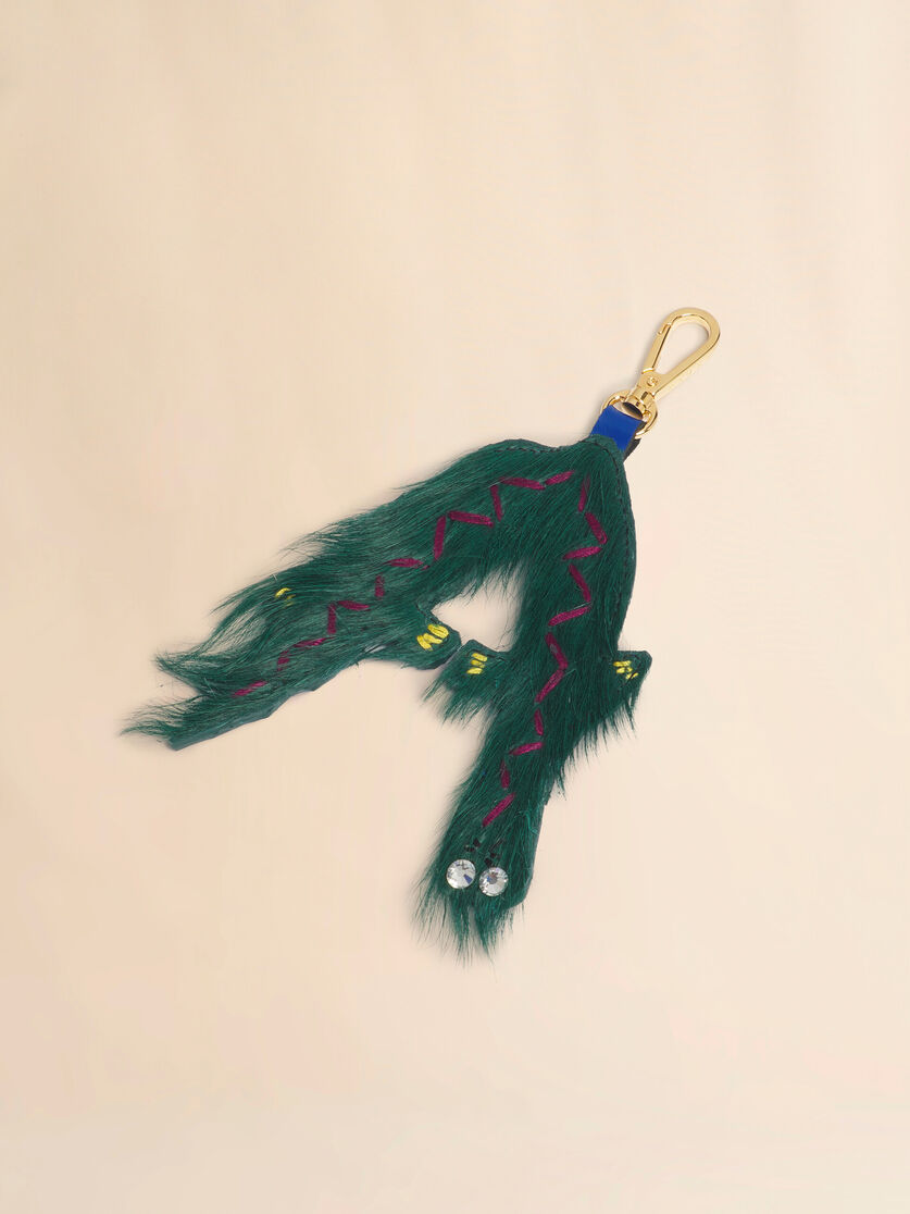 Stutterheim X Marni Green Long-hair Animal Alphabet Charm