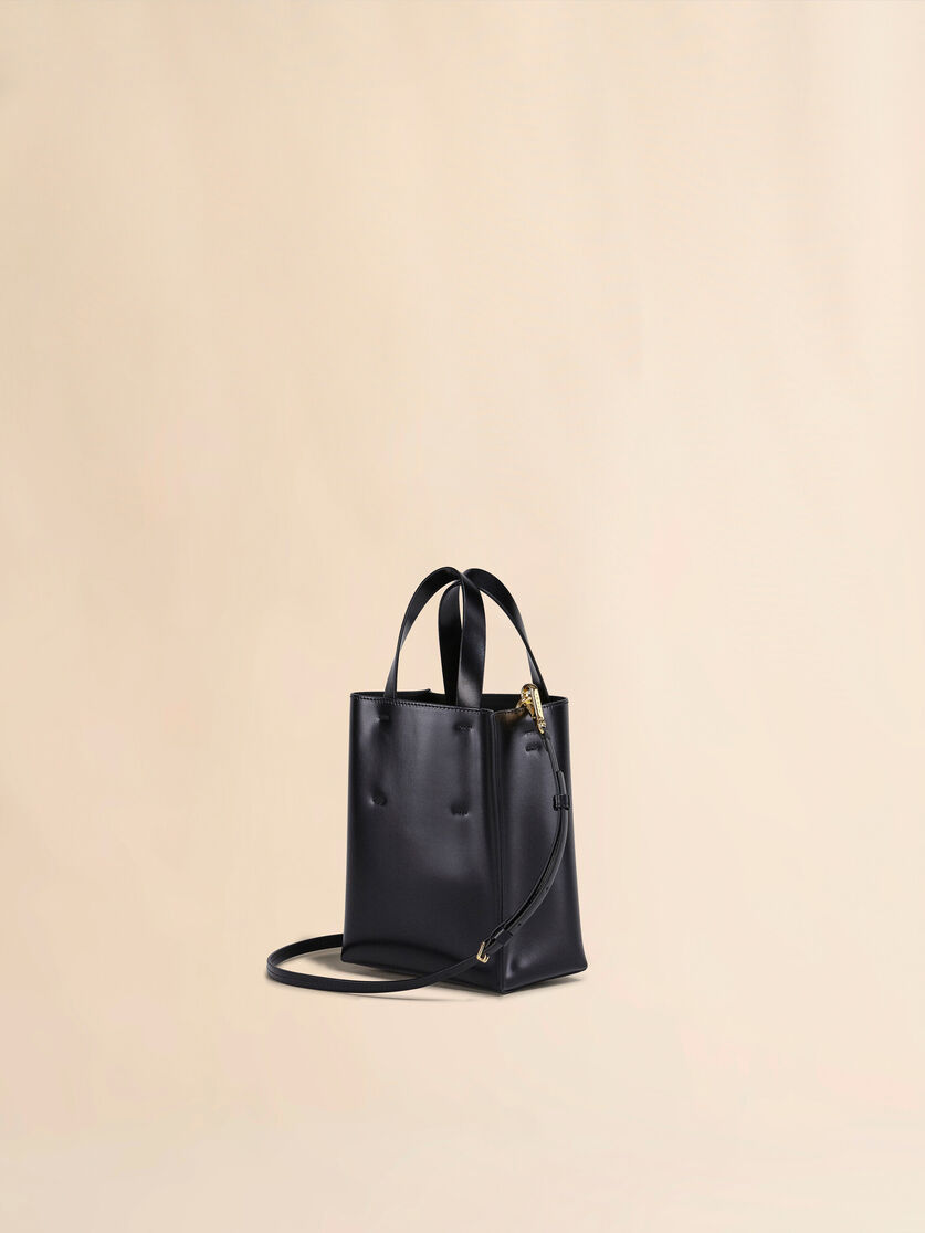 Stutterheim X Marni Museo Mini Bag In Black Leather