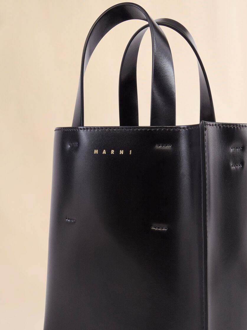 Stutterheim X Marni Museo Mini Bag In Black Leather