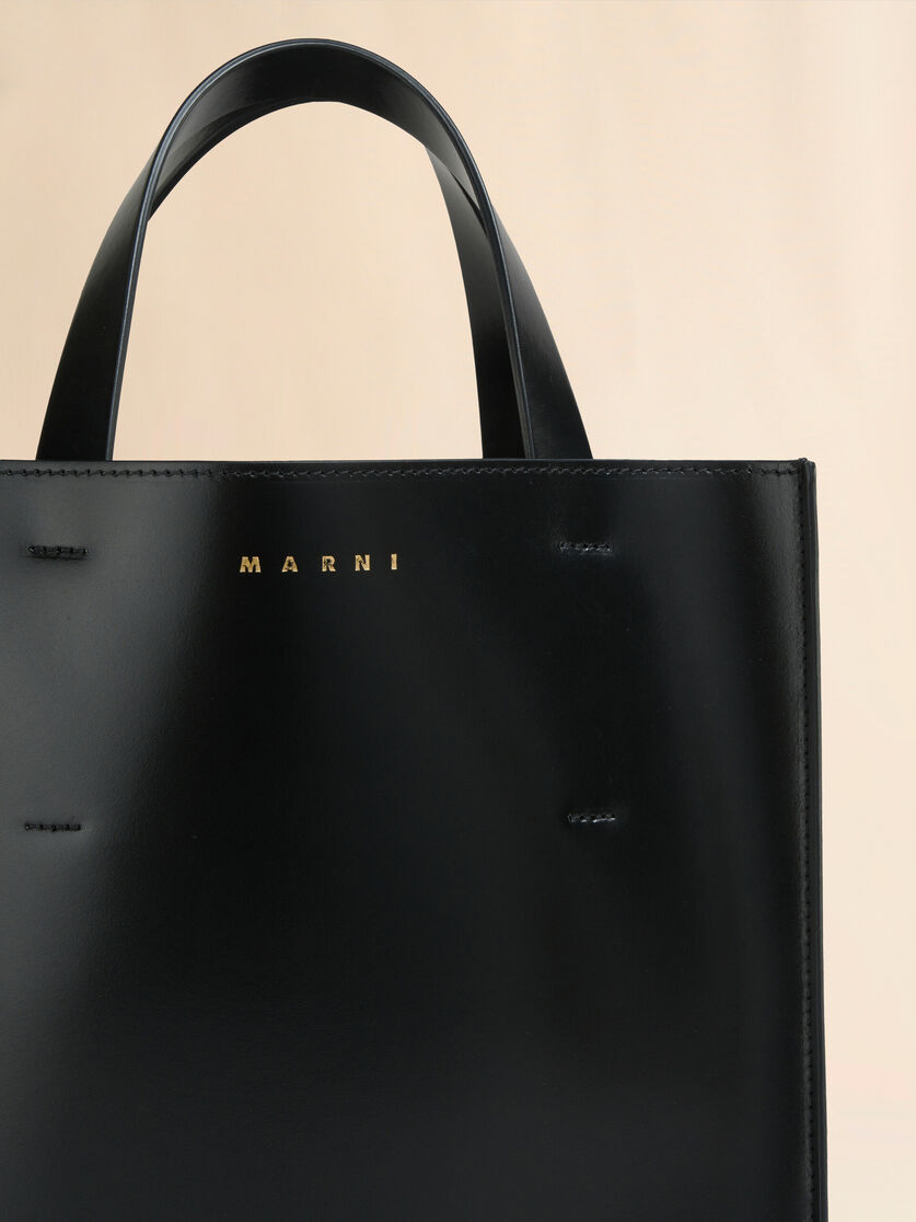 Stutterheim X Marni Museo Mini Bag In Black Leather