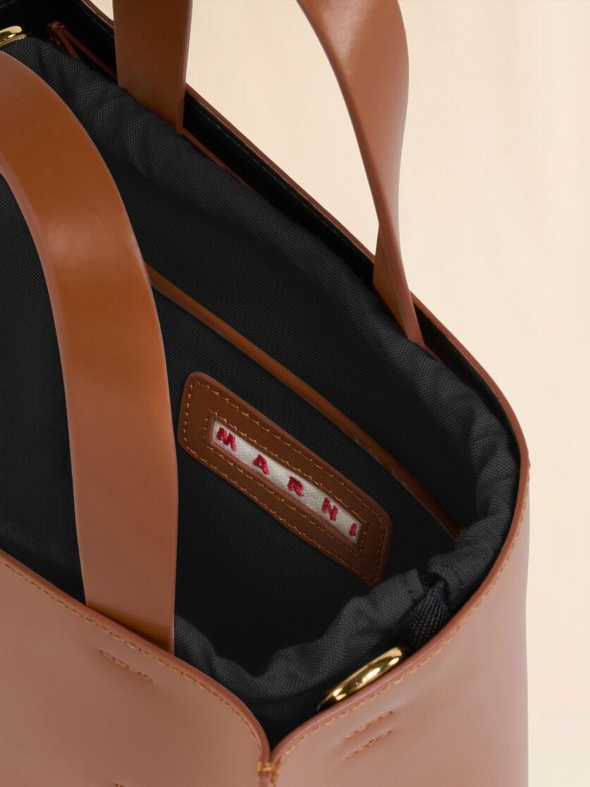 Stutterheim X Marni Museo Mini Bag In Brown Leather
