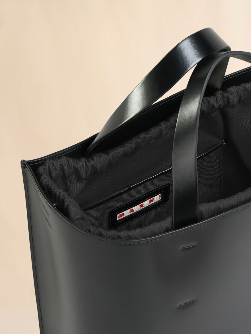 Stutterheim X Marni Museo Small Bag In Black Leather