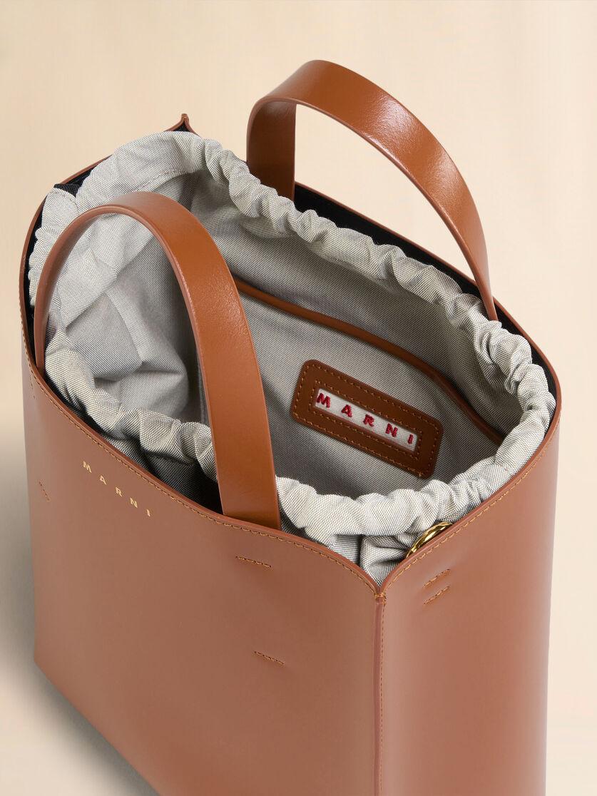 Stutterheim X Marni Museo Small Bag In Brown Leather