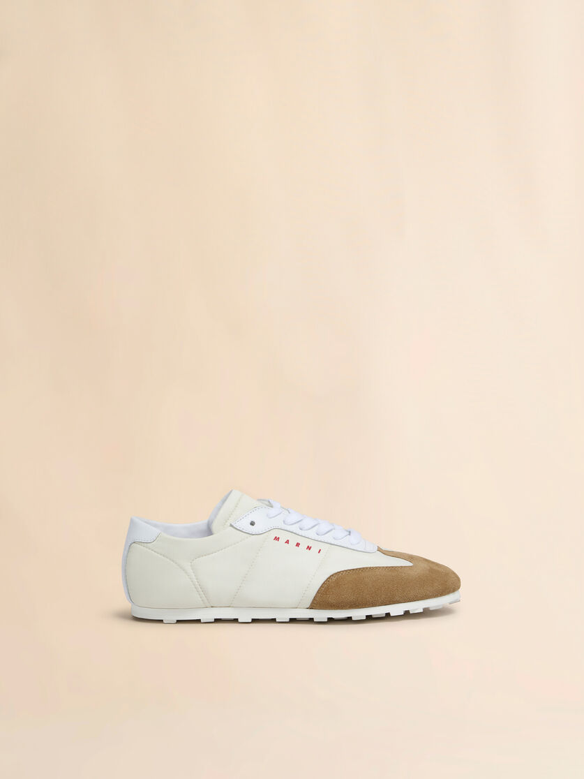 stutterheim x marni Off-white nylon Softy Soccer sneaker