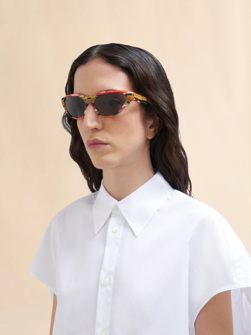 Stutterheim X Marni Spacey Stripey Mavericks Sunglasses