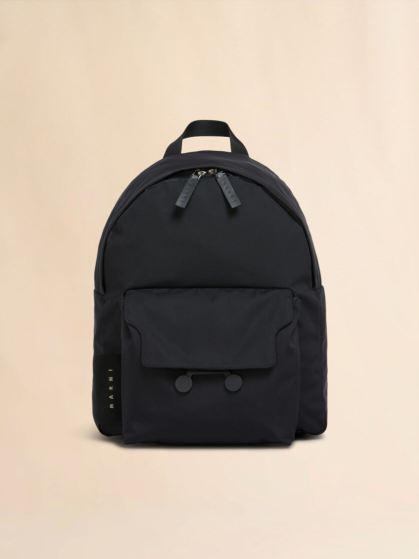stutterheim x marni Black Cityscape backpack