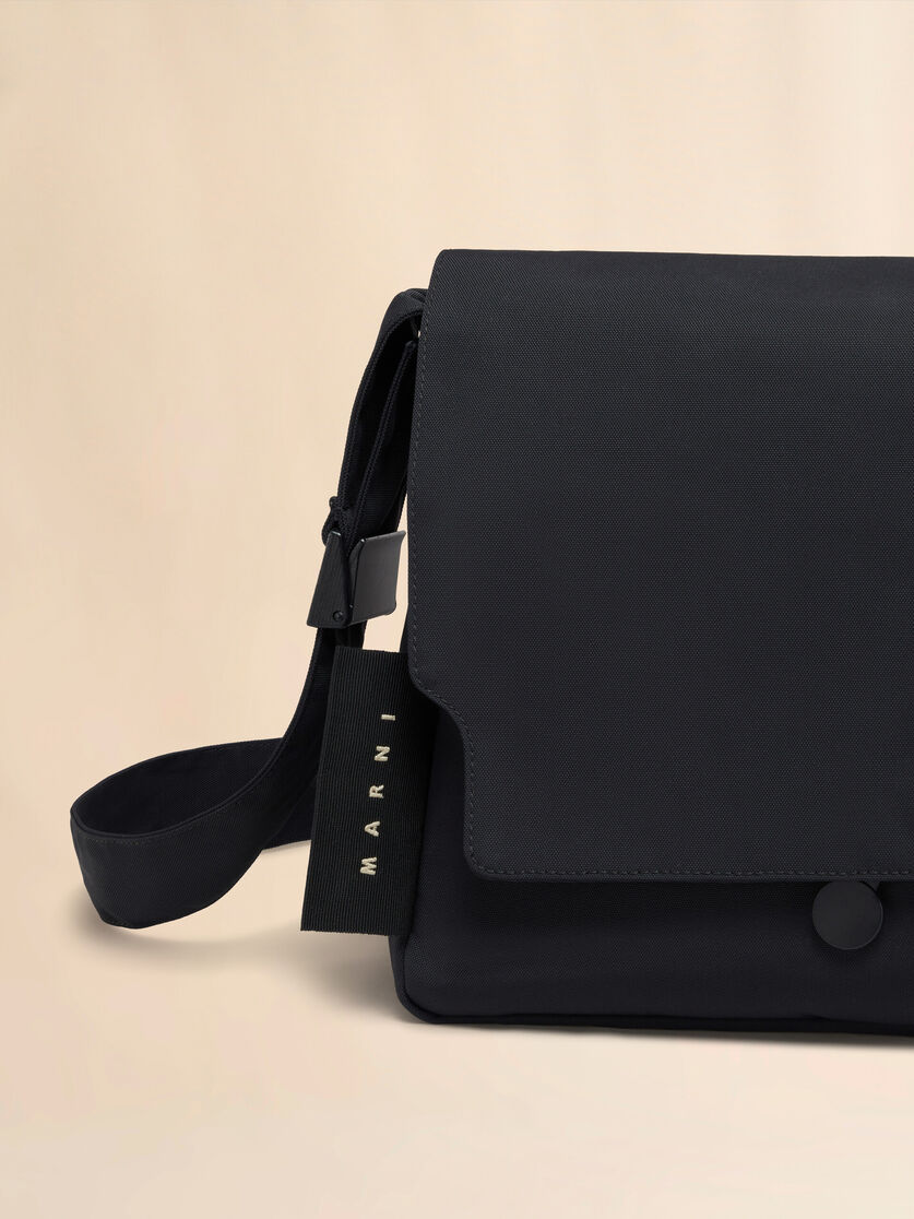 Stutterheim X Marni Black Cityscape Crossbody Bag