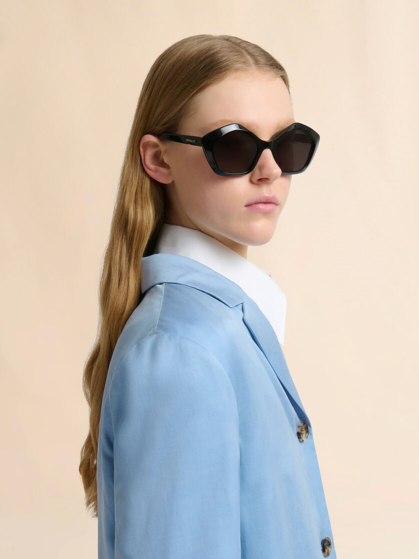 Stutterheim X Marni Black Eluvi Sunglasses
