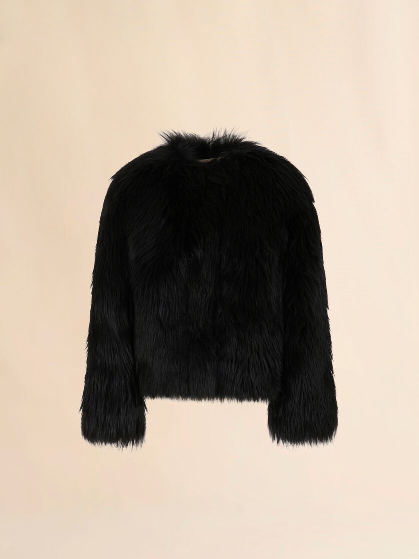 stutterheim x marni Black shearling jacket