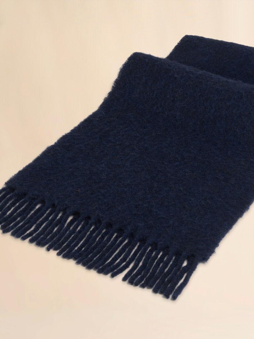 Stutterheim X Marni Blue Alpaca Scarf