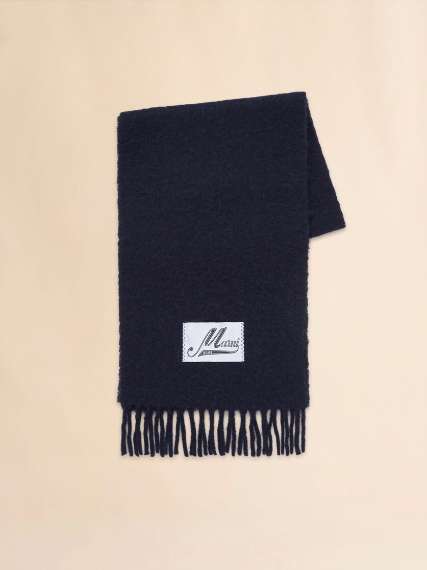 stutterheim x marni Blue alpaca scarf