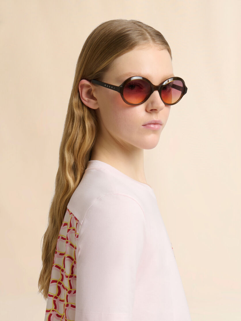 Stutterheim X Marni Brown Nozea Sunglasses