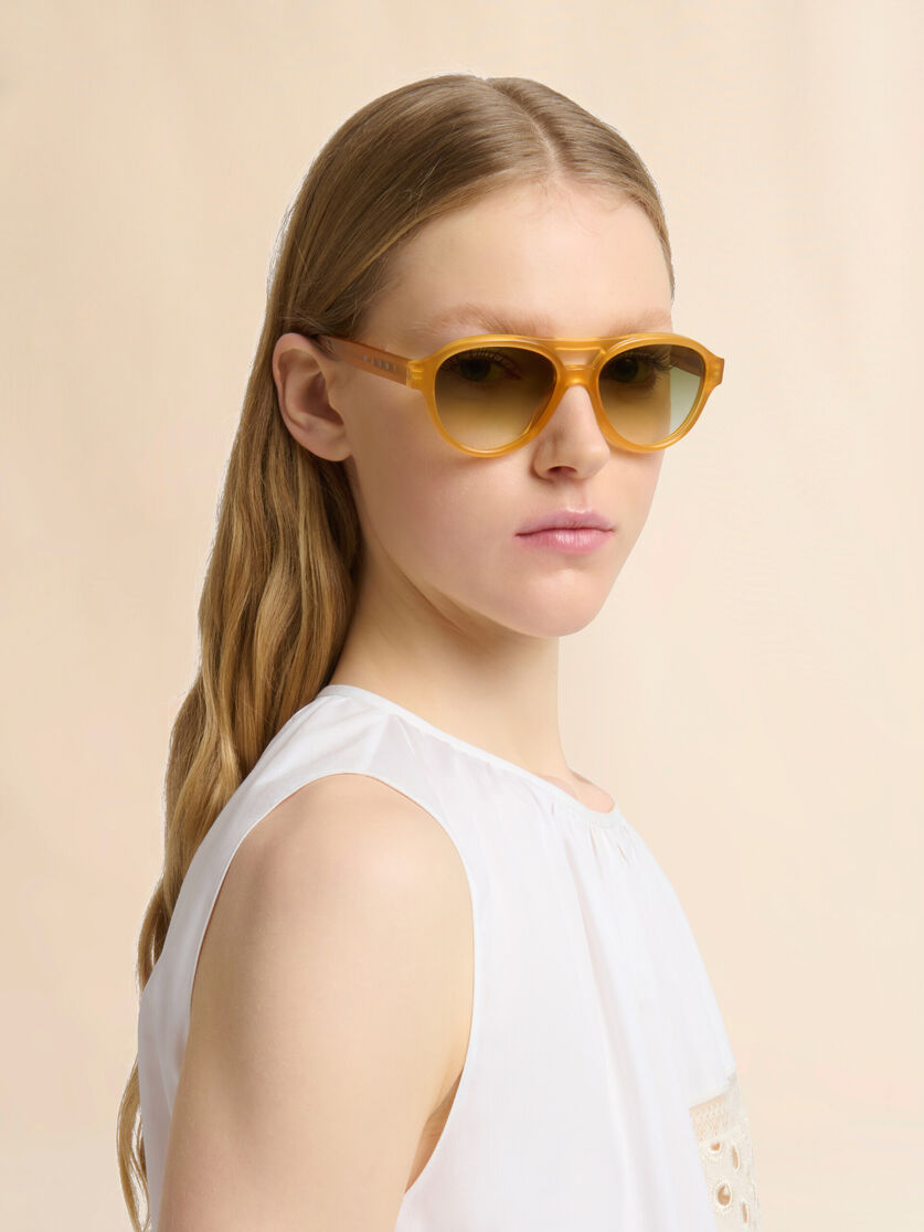 Stutterheim X Marni Brown Zeanou Sunglasses