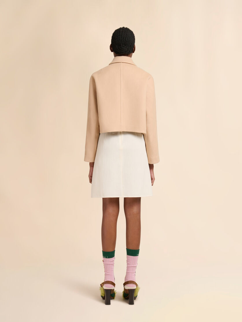 Stutterheim X Marni Camel Felt Cropped Jacket