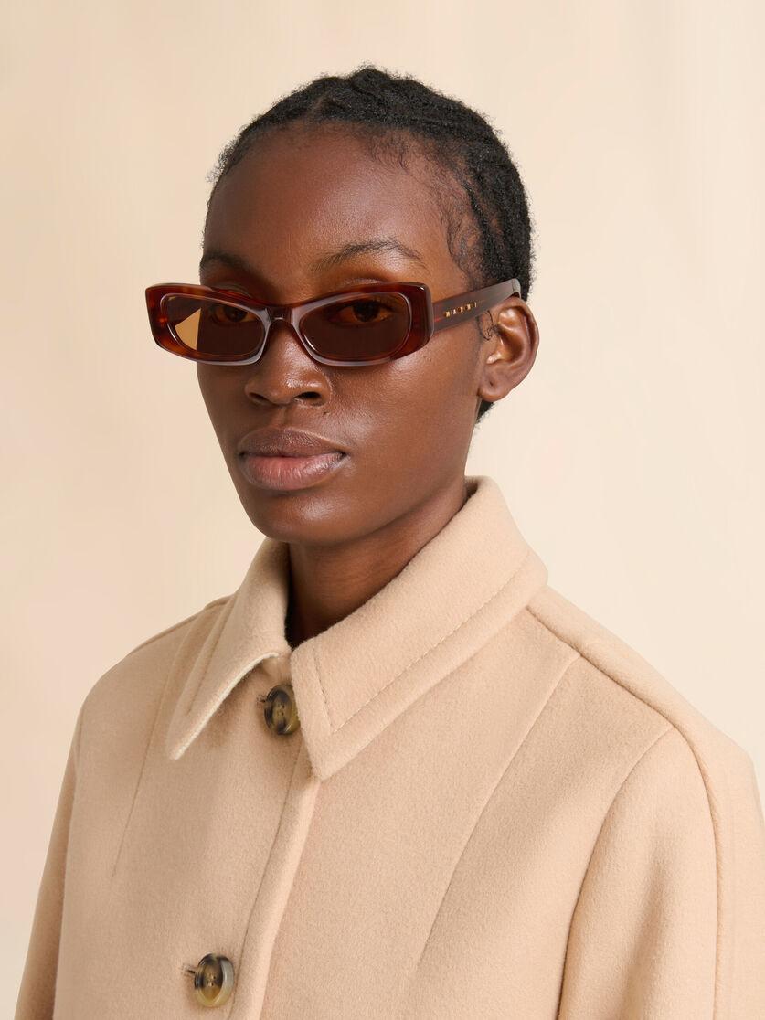 Stutterheim X Marni Camel Felt Cropped Jacket