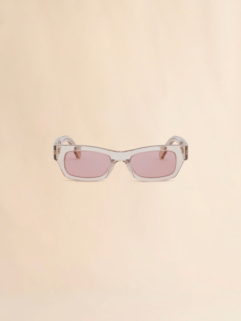 stutterheim x marni Clear cream Haicli sunglasses