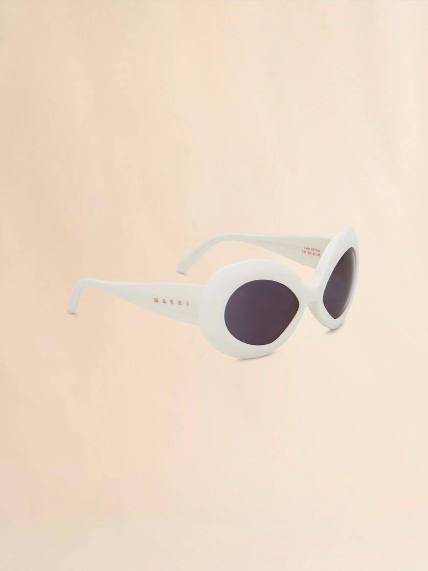 Stutterheim X Marni Cream Lake Of Fire Sunglasses