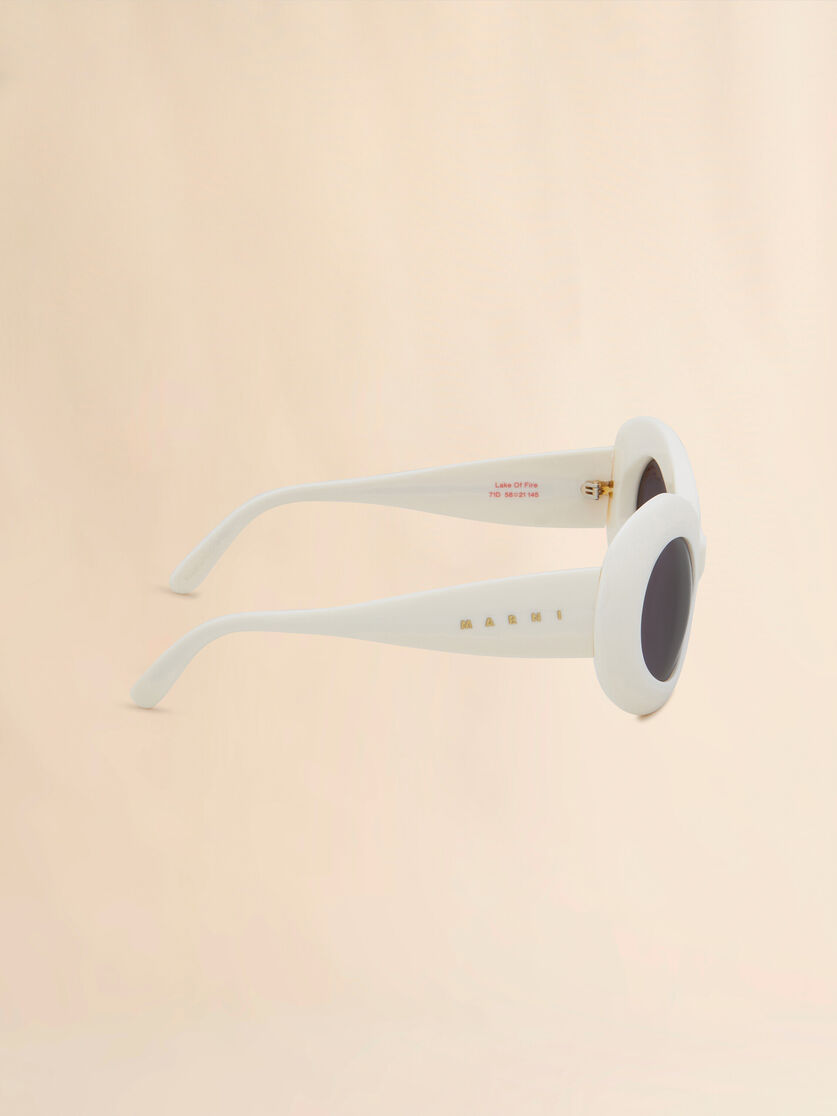Stutterheim X Marni Cream Lake Of Fire Sunglasses
