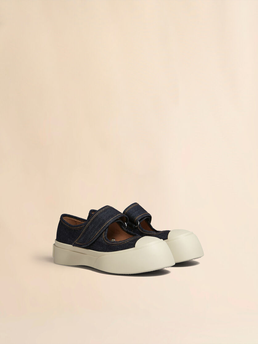 Stutterheim X Marni Denim Mary Jane Sneaker