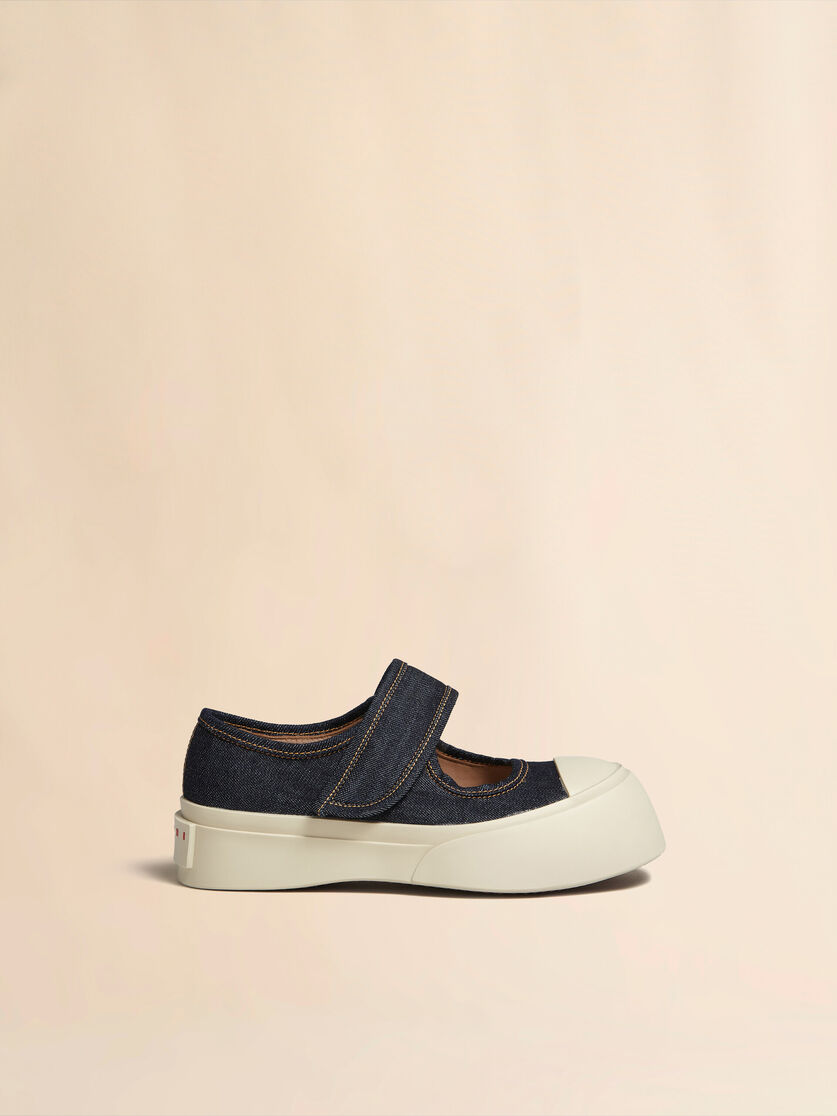 stutterheim x marni Denim Mary Jane sneaker