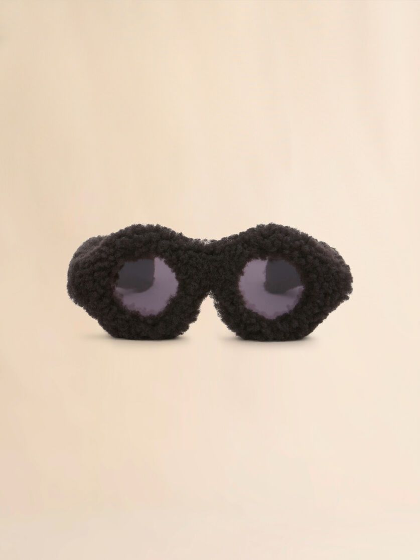 stutterheim x marni Furry black Jantu sunglasses