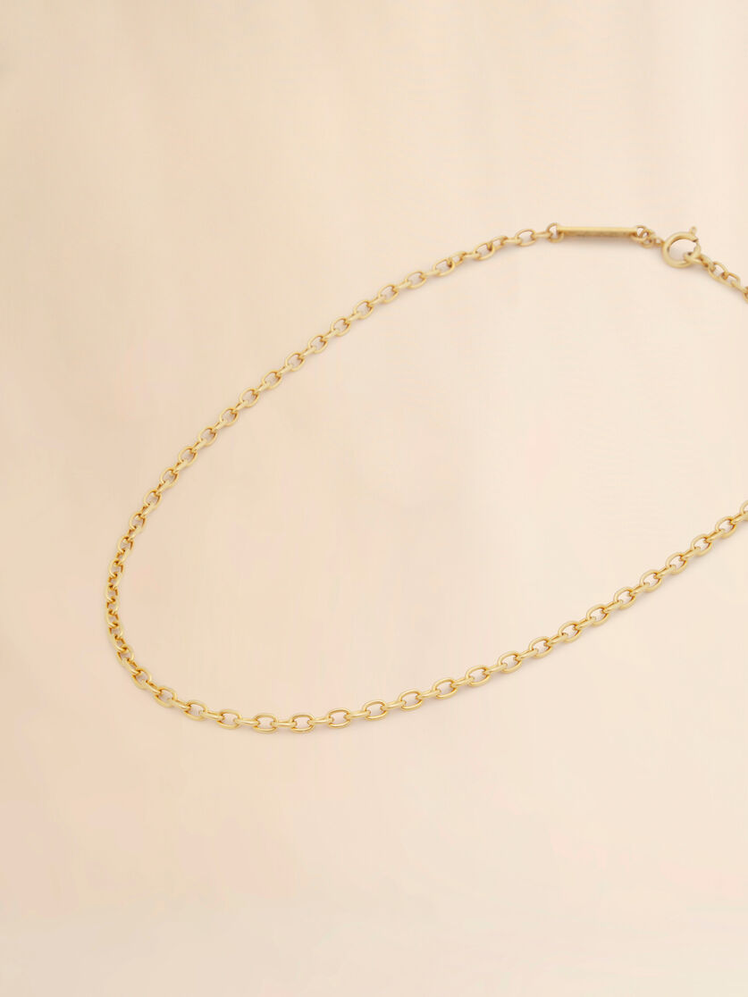 Stutterheim X Marni Gold Chain Necklace