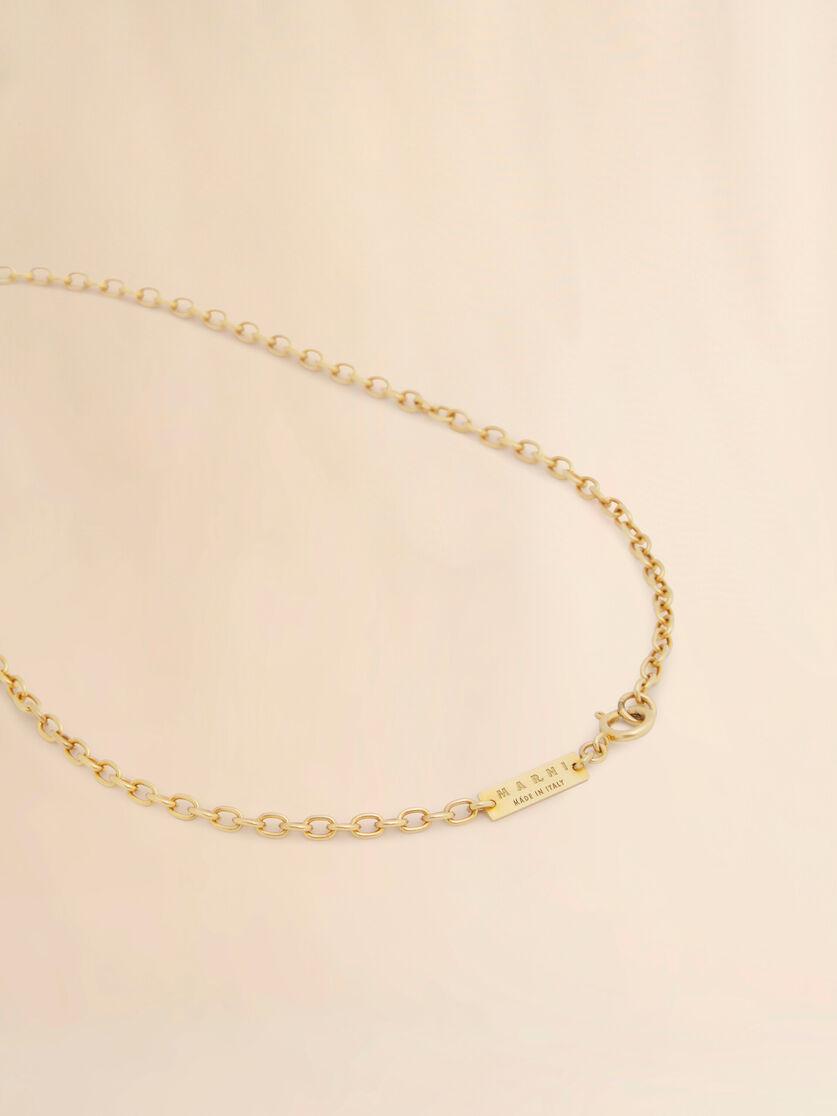 Stutterheim X Marni Gold Chain Necklace