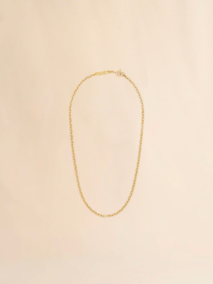 stutterheim x marni Gold chain necklace