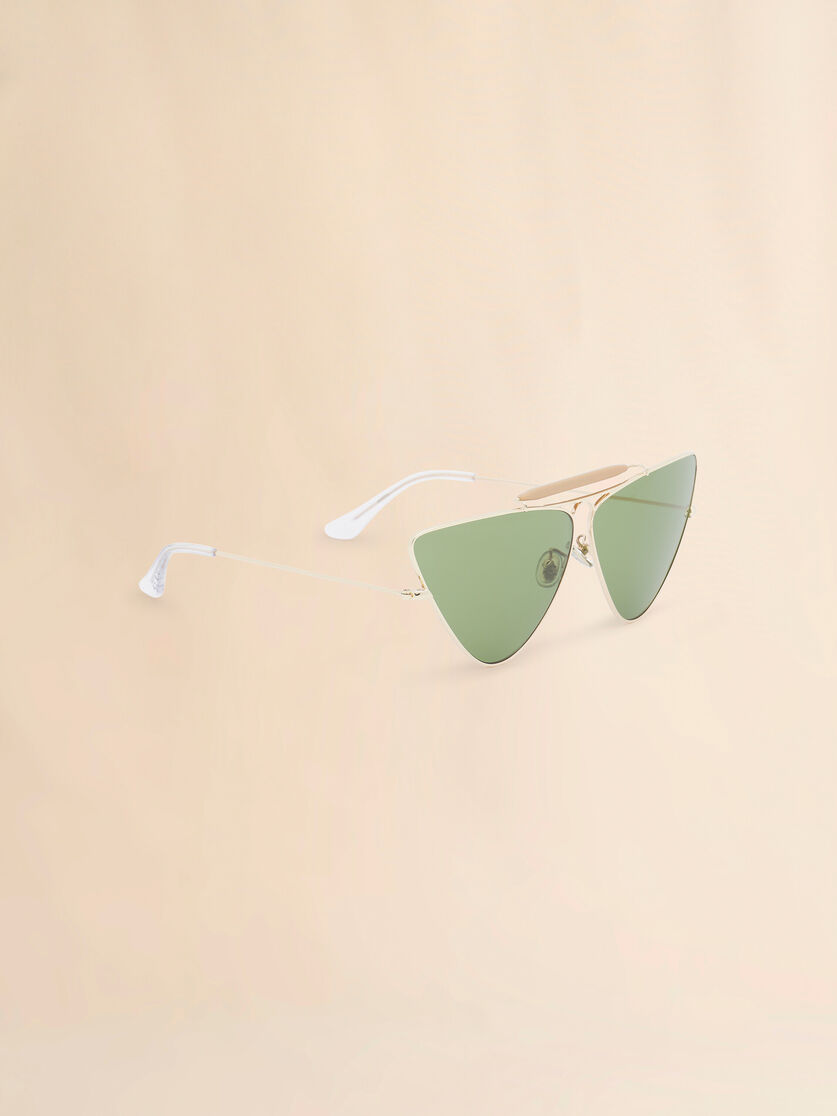 Stutterheim X Marni Gold Hypta Sunglasses