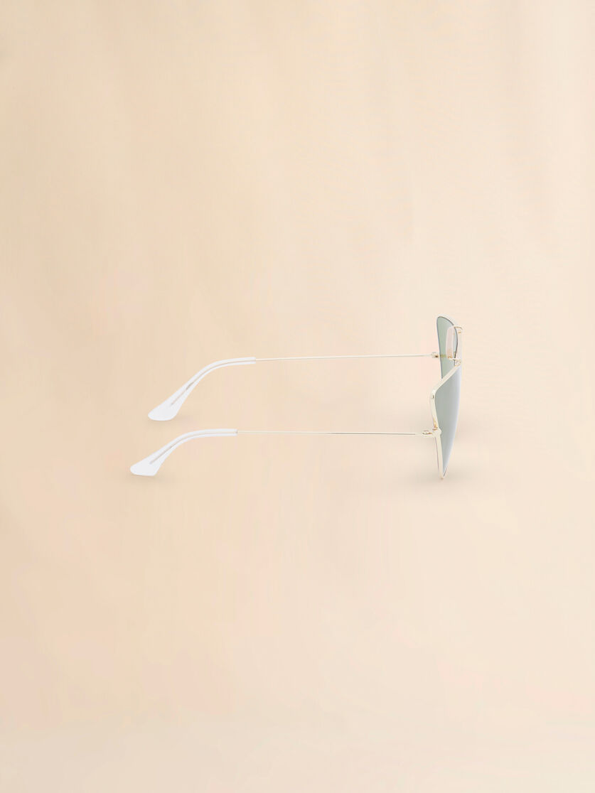 Stutterheim X Marni Gold Hypta Sunglasses