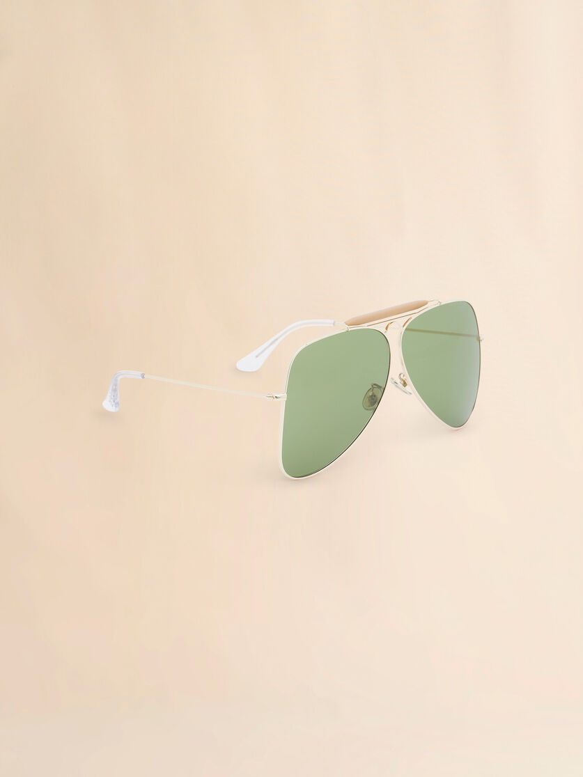 Stutterheim X Marni Gold Zalruha Sunglasses