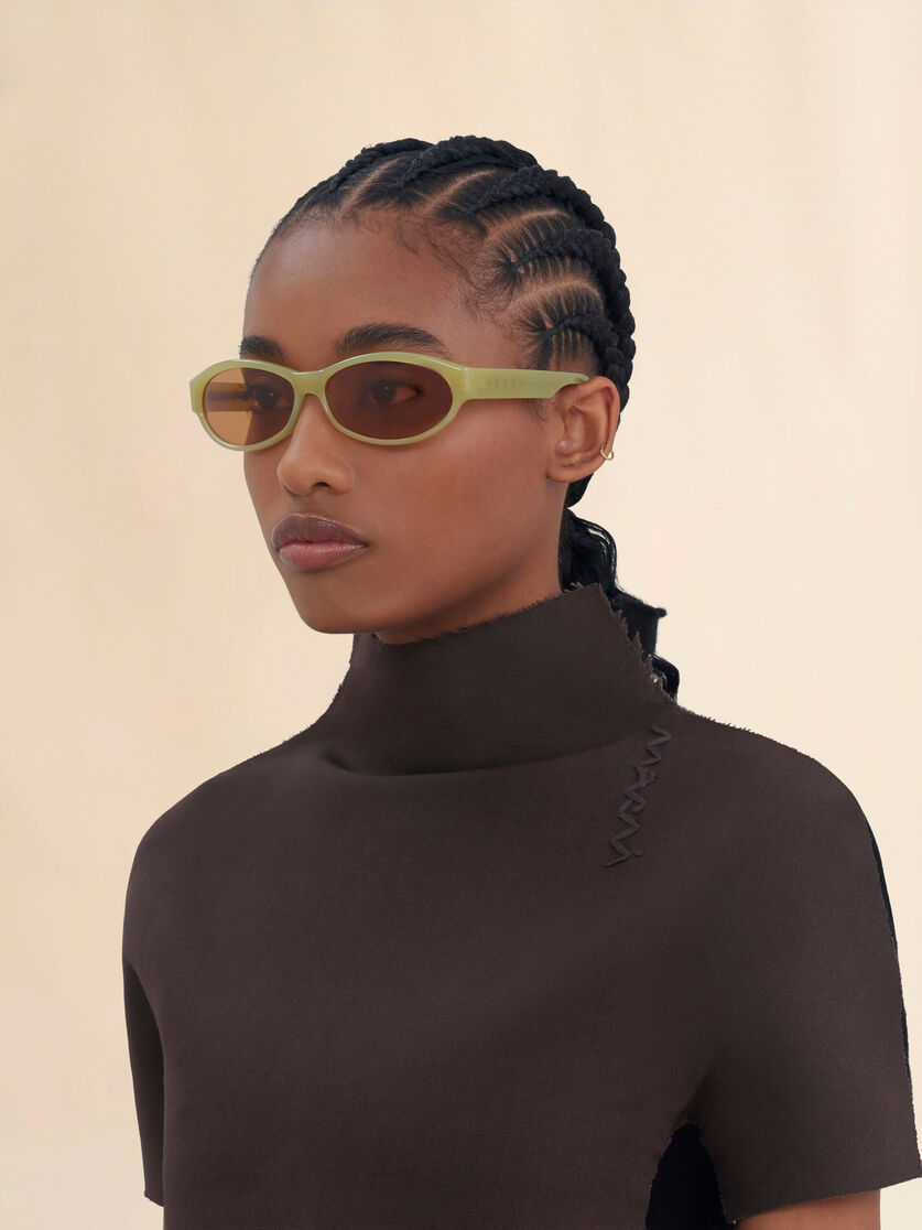Stutterheim X Marni Green Ozound Sunglasses