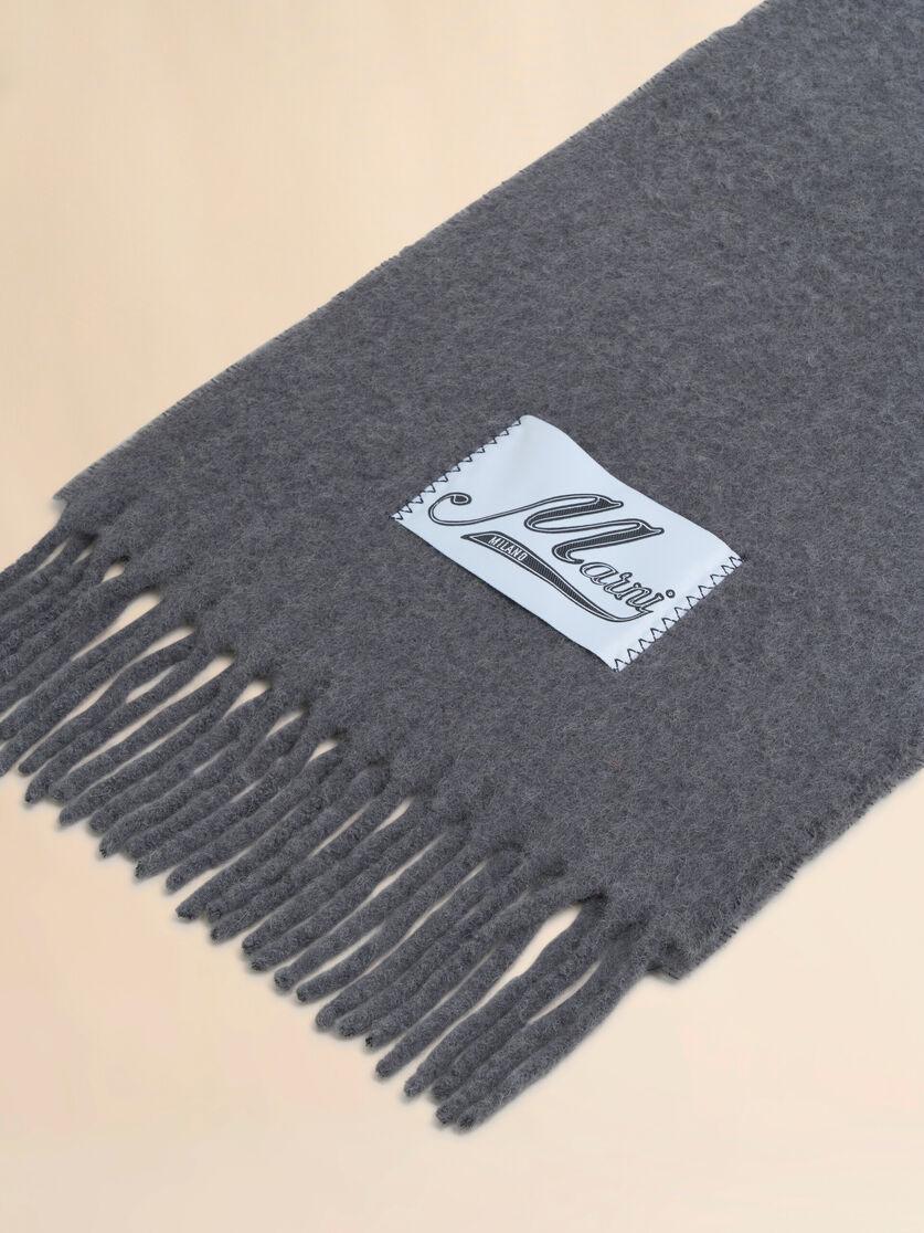 Stutterheim X Marni Grey Alpaca Scarf
