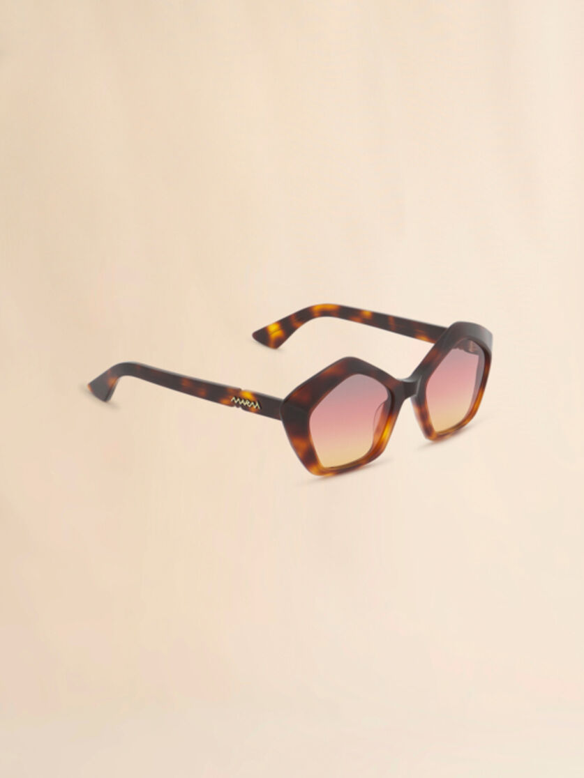 Stutterheim X Marni Havana Eluvi Sunglasses