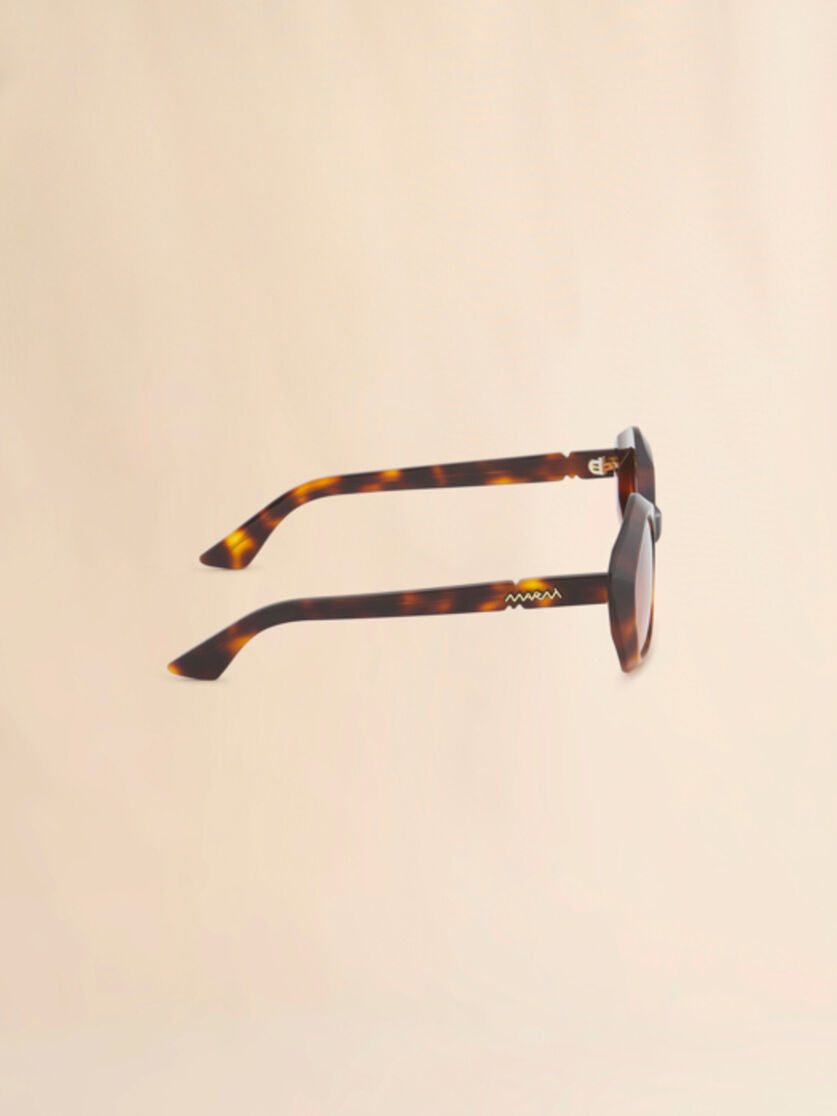 Stutterheim X Marni Havana Eluvi Sunglasses