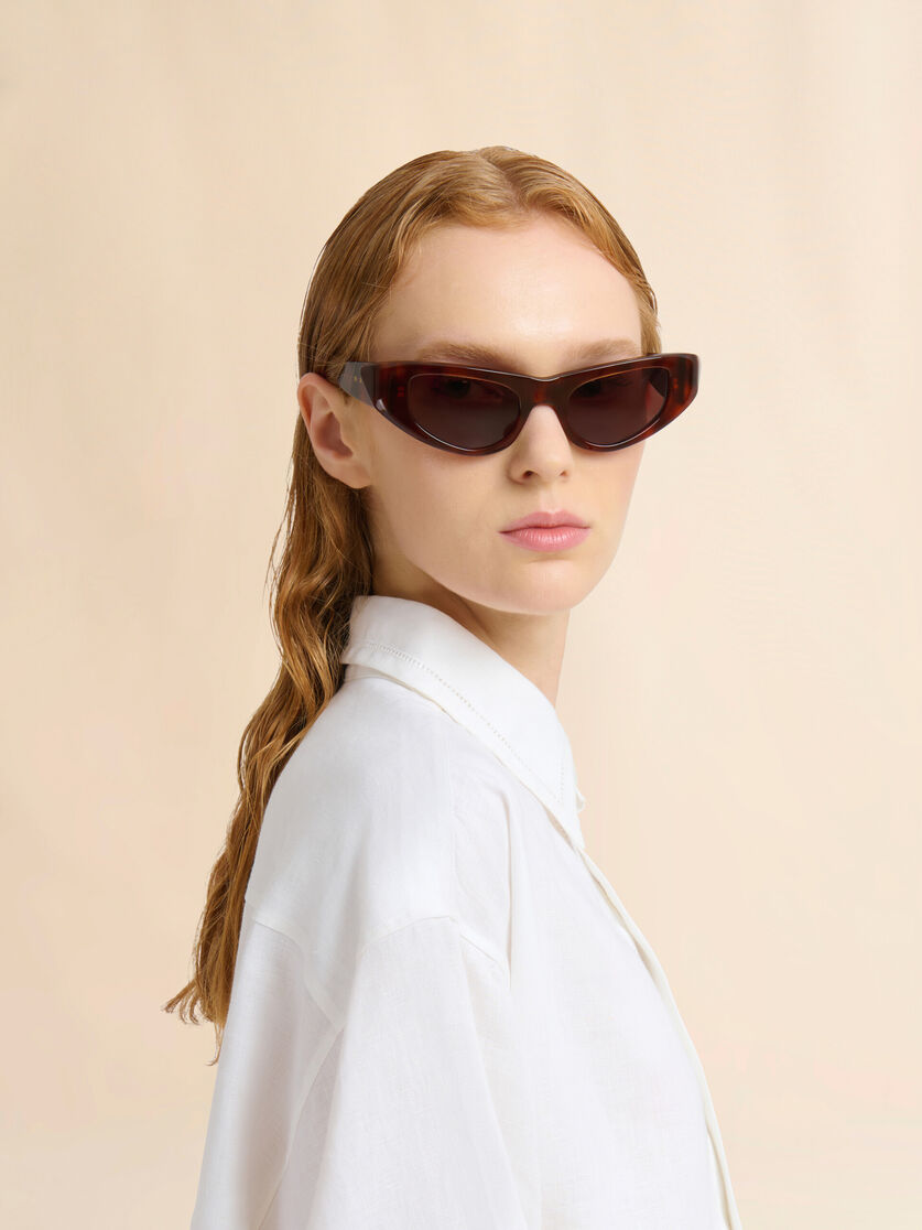 Stutterheim X Marni Havana Netherworld Sunglasses