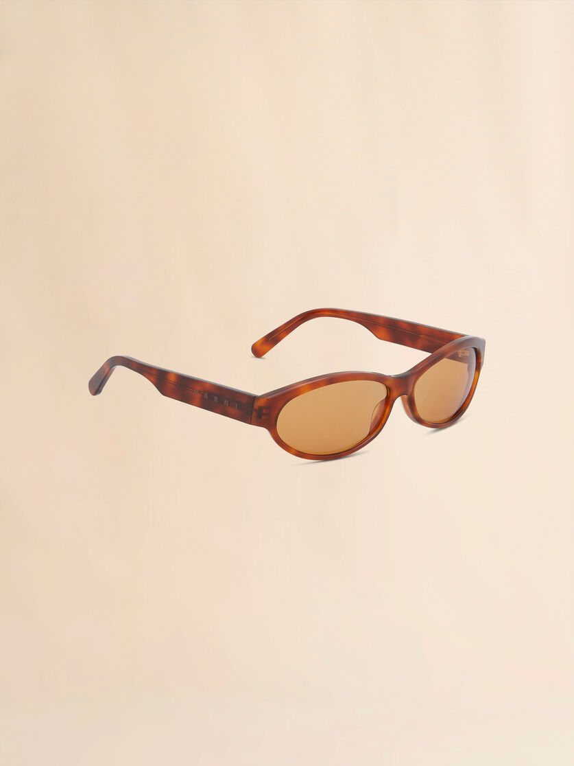 Stutterheim X Marni Havana Ozound Sunglasses