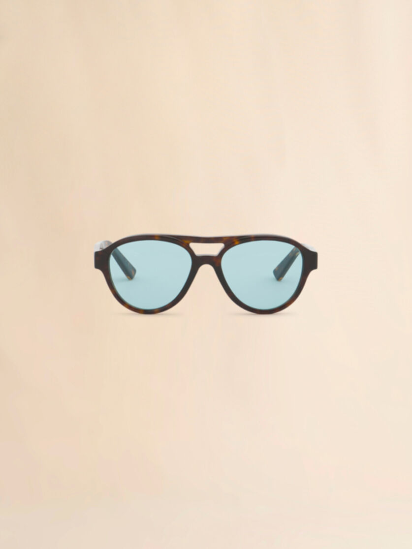 stutterheim x marni Havana Zeanou sunglasses