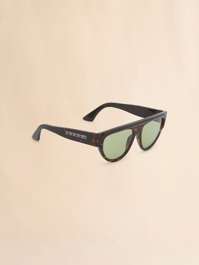 Stutterheim X Marni Havana Zimura Sunglasses