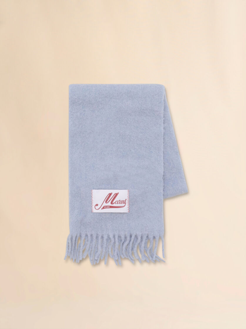 stutterheim x marni Light blue alpaca scarf