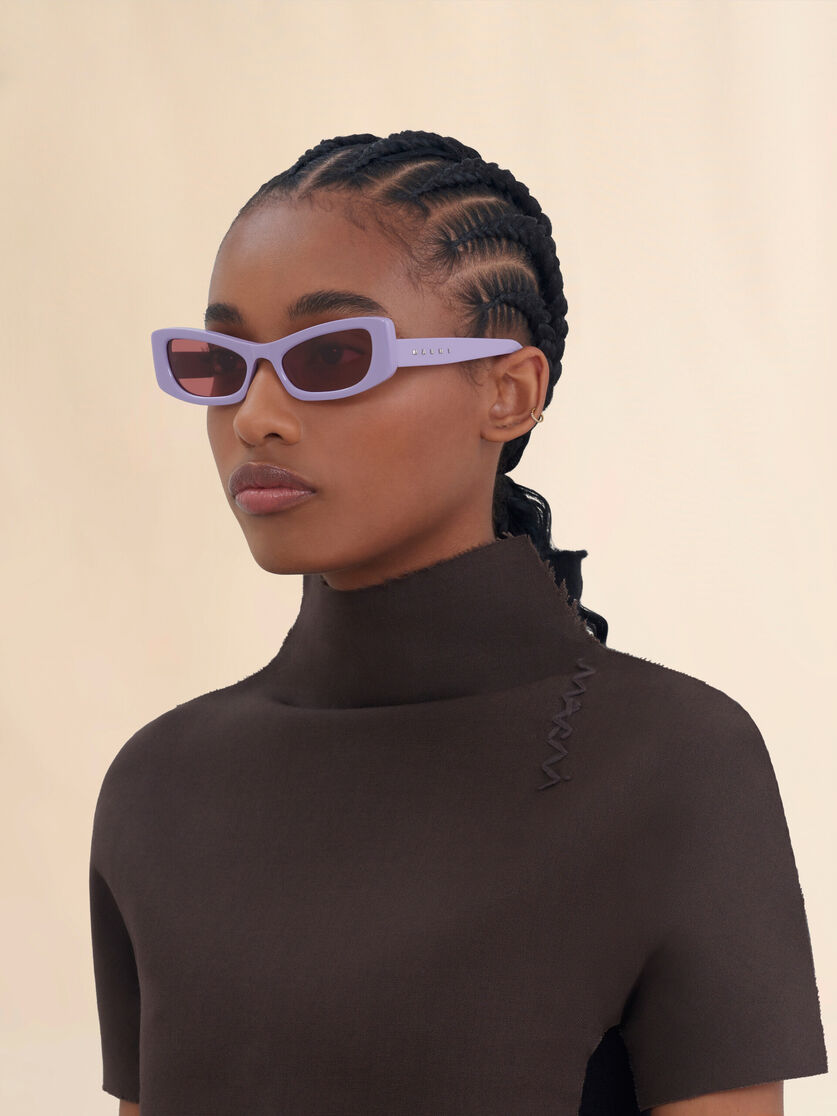 Stutterheim X Marni Lilac Nyama Sunglasses
